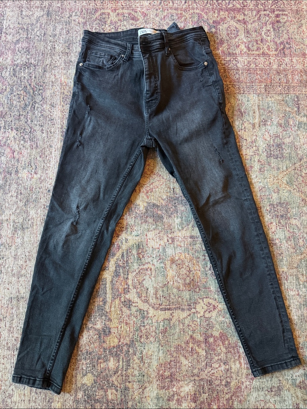 Zara Men Black Skinny Jeans